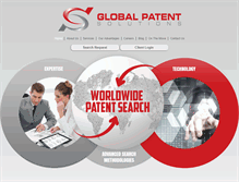 Tablet Screenshot of globalpatentsolutions.com